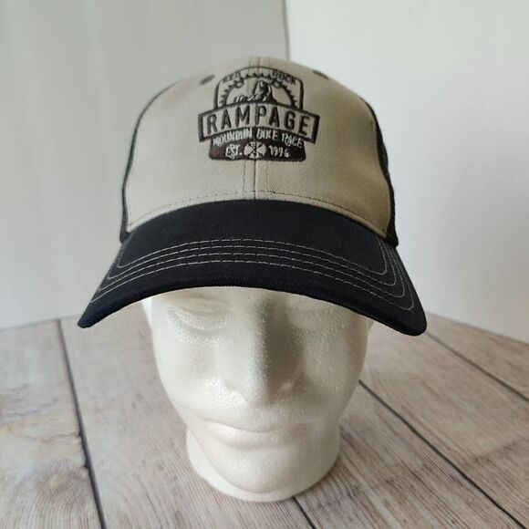 Rampage Red Rock Mountain Bike Race snap back trucker hat - Picture 3 of 8